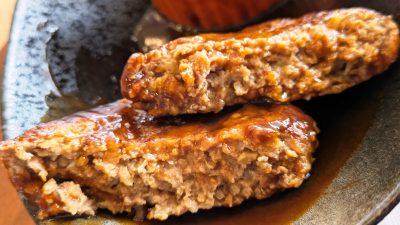 ハンバーグ（断面）｜COCOCHIコーヒー