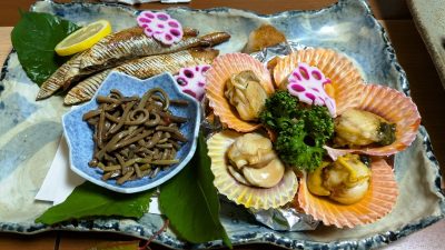 長太郎貝の醤油焼き・はらんぼ焼き｜藤のや