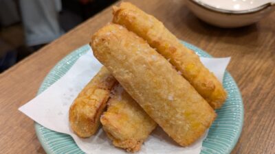 とうもろこしフリット｜炉地BAR八兵衛