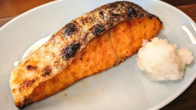 銀鮭塩焼き｜酒場 soda 仙台