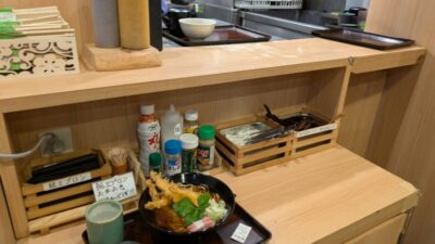 調味料・レンゲなど｜生そば玉川 錦糸町駅前プラザビル店