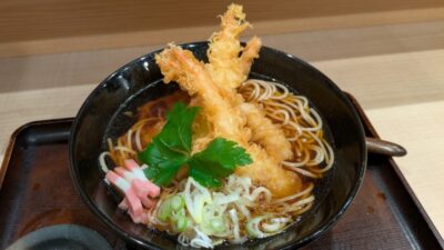 海老天そば（アップ）｜生そば玉川 錦糸町駅前プラザビル店