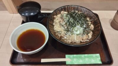 肉つけそば(並)｜生そば玉川 錦糸町駅前プラザビル店