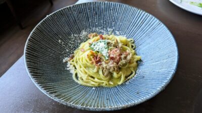 フレッシュトマトとパンチェッタのジェノベーゼ｜Sharuru 八王子南大沢店