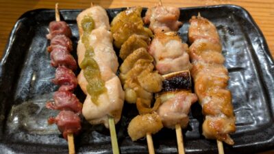 焼き鳥5種盛り合わせ｜乾杯500酒場 新橋店