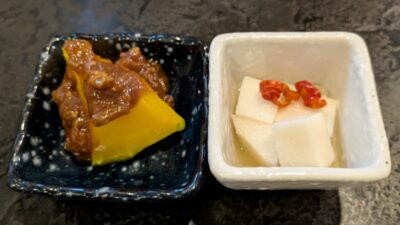 お通し2種｜隆の恵（仙台市青葉区）