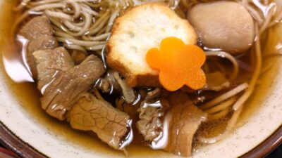 芋煮そば（アップ）｜立ちそば処 杜