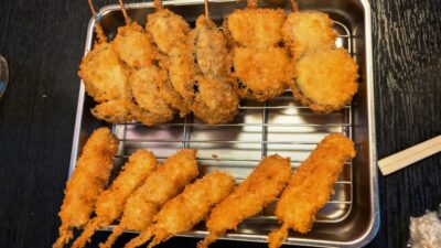 チキンカツ串＆ナス｜串屋 名掛丁