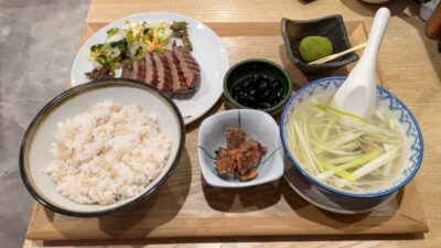 牛たん定食3枚6切|牛たん利久 中央通り店