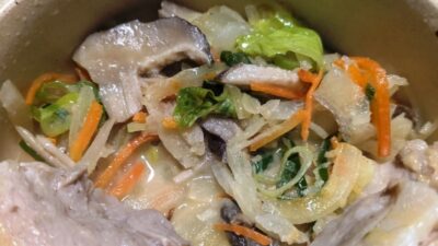 野菜｜おとめ豚バラ肉とたっぷり5種キノコの胡麻ジュレ温しゃぶ