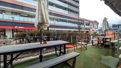 窓側席からの眺め｜ハチ 長町店