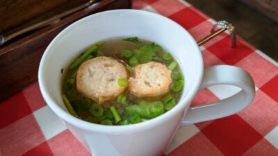 仙台麩とクレソンのお味噌汁｜ハチ 長町店