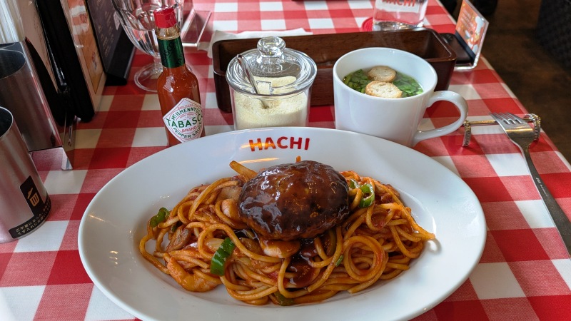 ハンバーグナポリタン｜ハチ 長町店