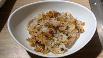 ガーリックライス（完成）｜ジンギスカンYOSHIHIKO麻布十番