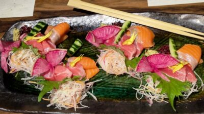 銀鮭と本鮪の2種盛り｜仙台彩旬 （五橋）