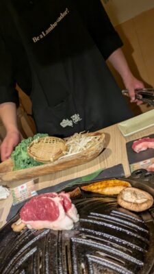 お肉は縦焼き｜ジンギスカンYOSHIHIKO麻布十番