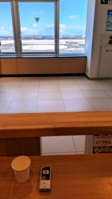 滑走路が見えます｜札幌らーめん 大心 新千歳空港店