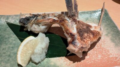 鱸のカマ焼き|板前料理 晴れの日