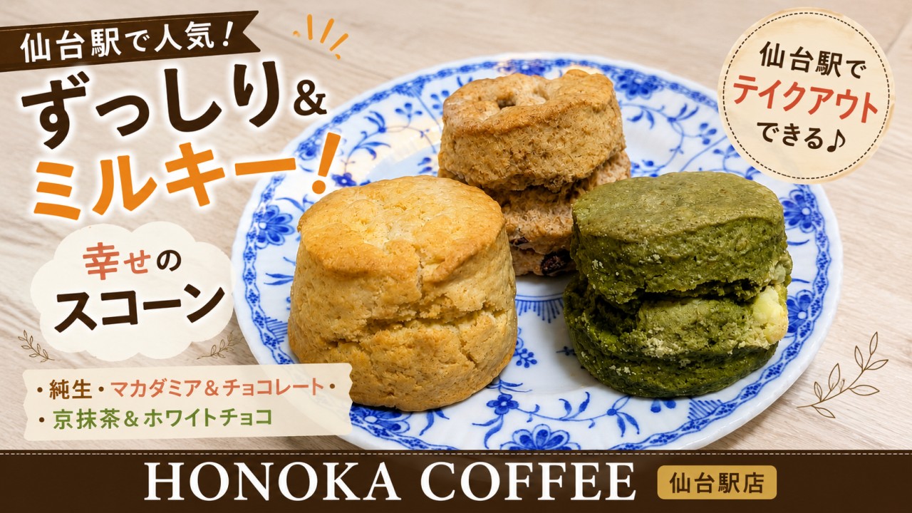 アイキャッチ｜HONOKA COFFEE 仙台駅店