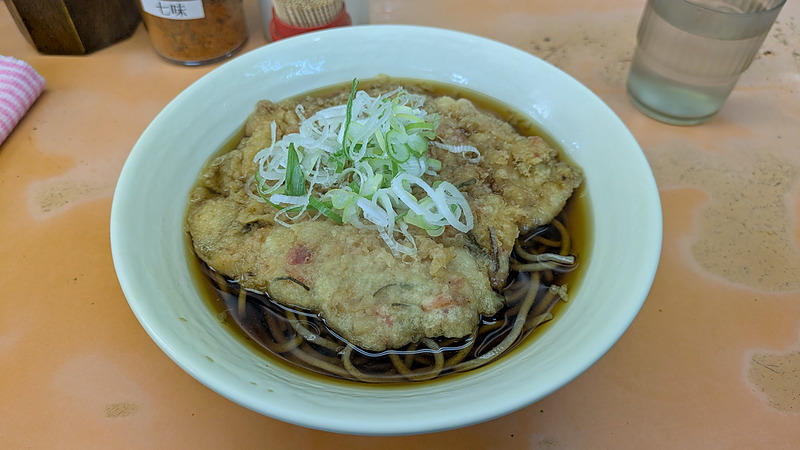 かき揚げそば|そば処 常盤軒22号